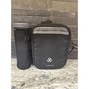 Lands End Lunch Box With Thermos Holder